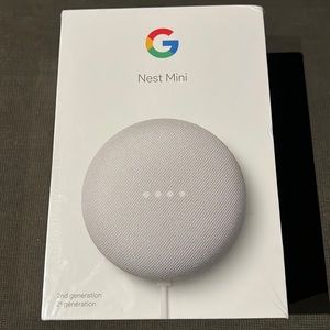 Brand new sealed google nest mini 2nd generation
